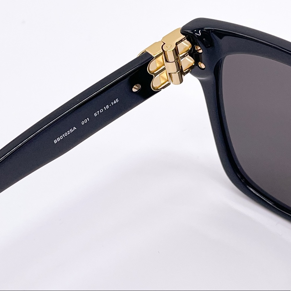 NEW BALENCIAGA BB0102SA 001 SUNGLASSES - Picture 13 of 15